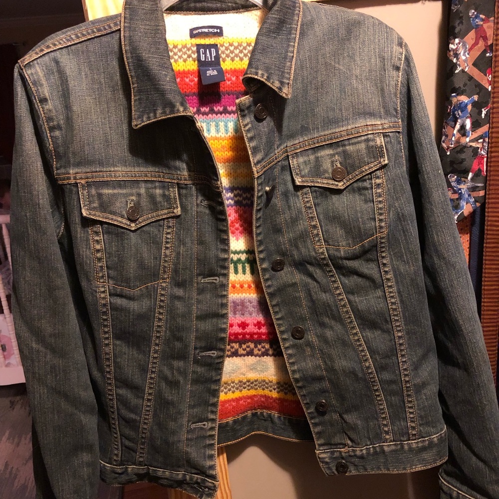 Gap Wool Lined Denim Jacket